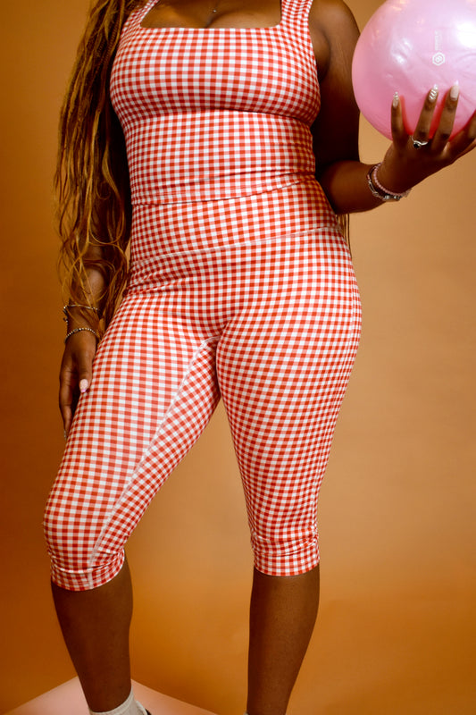 It Girl Gingham Capris