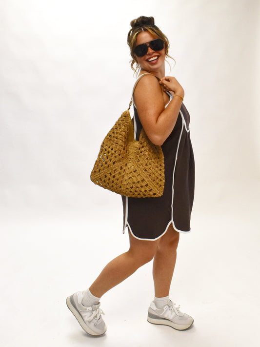 Boho Straw Woven Bag