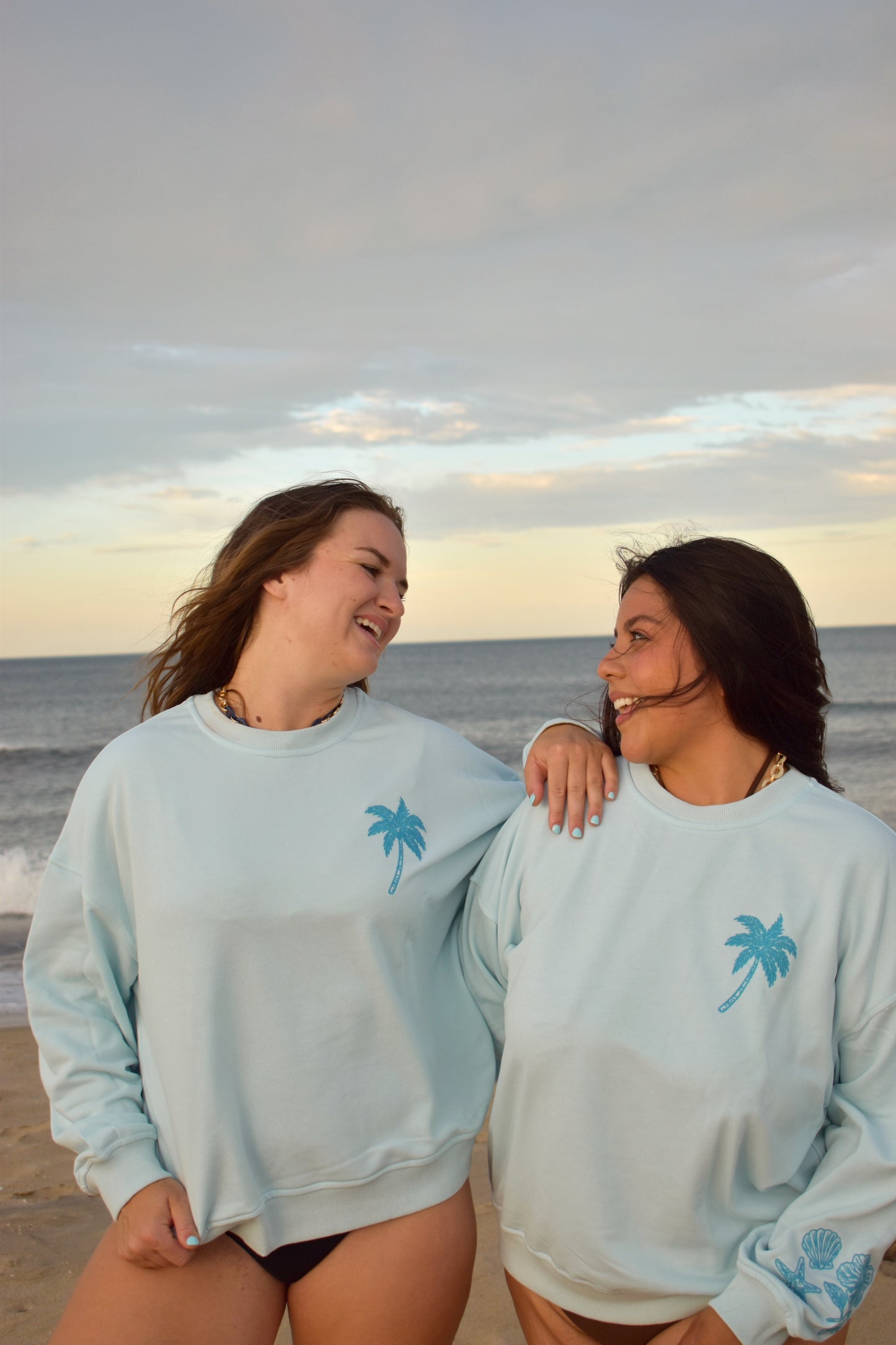 Beach Days 2.0 Embroidered Crewneck