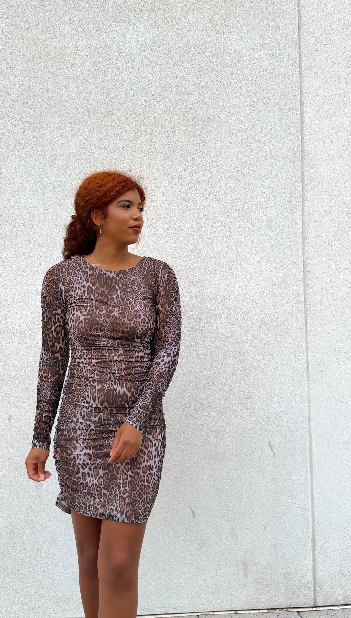 Friday Night Leopard Print Dress