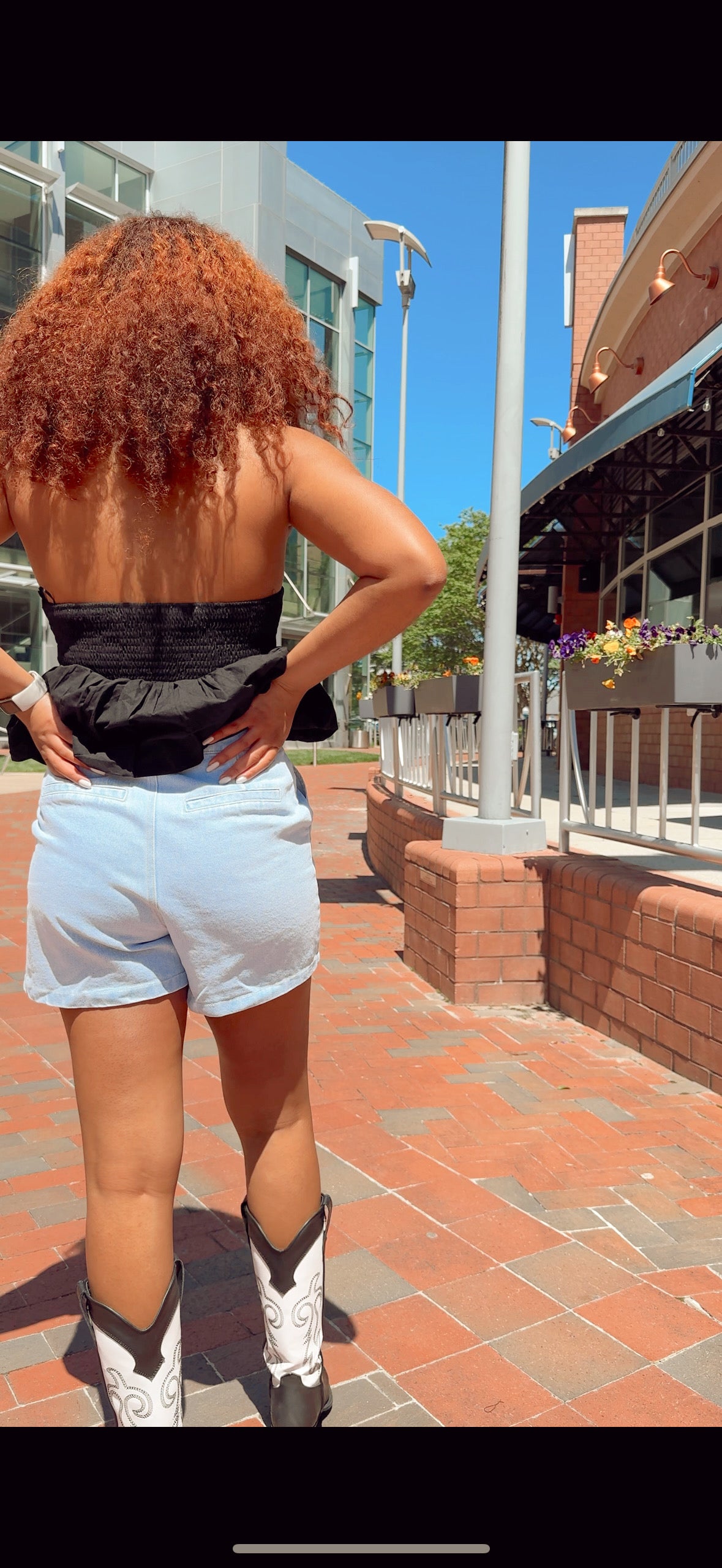 Classic Denim Mom Shorts