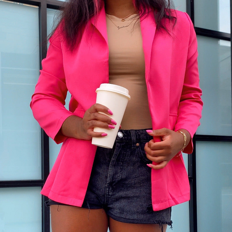 Pretty In Pink Blazer
