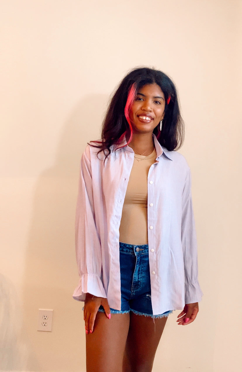 Work to Weekend Button Up Top