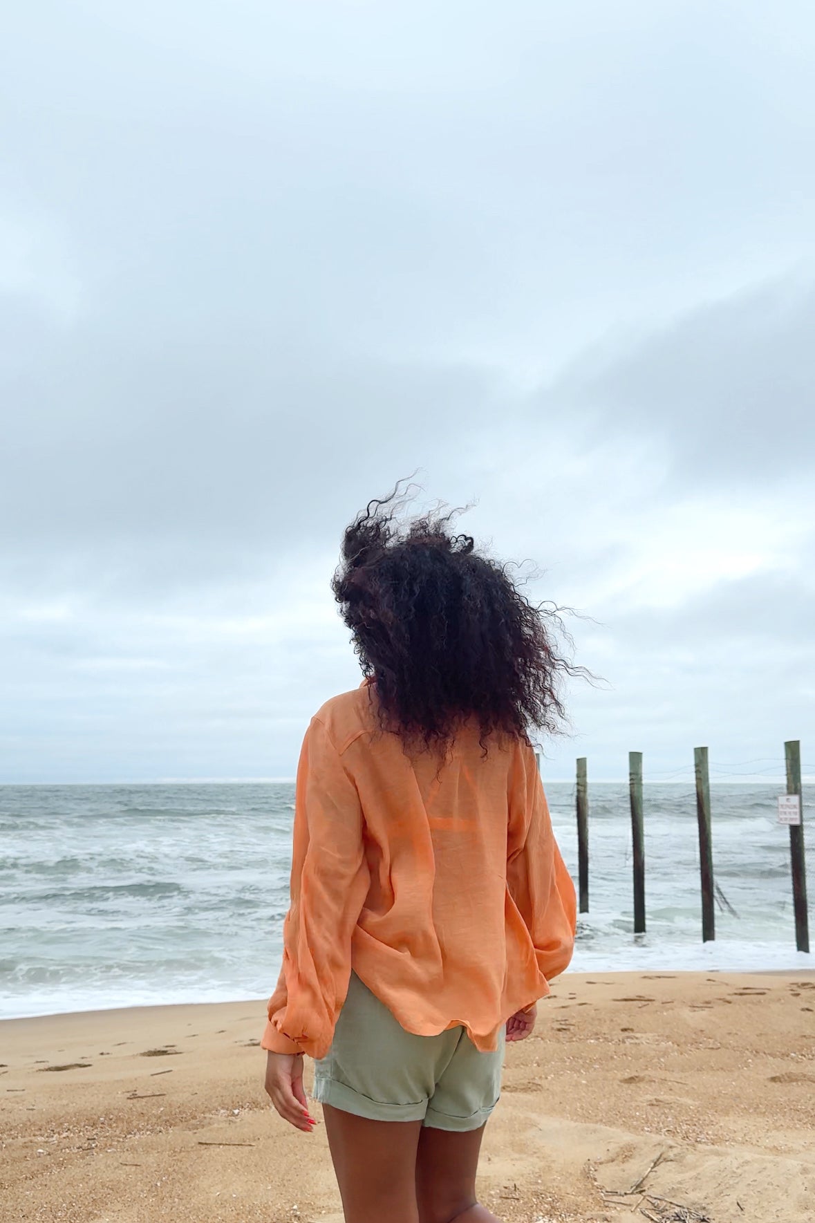 Orange Crush Button Down