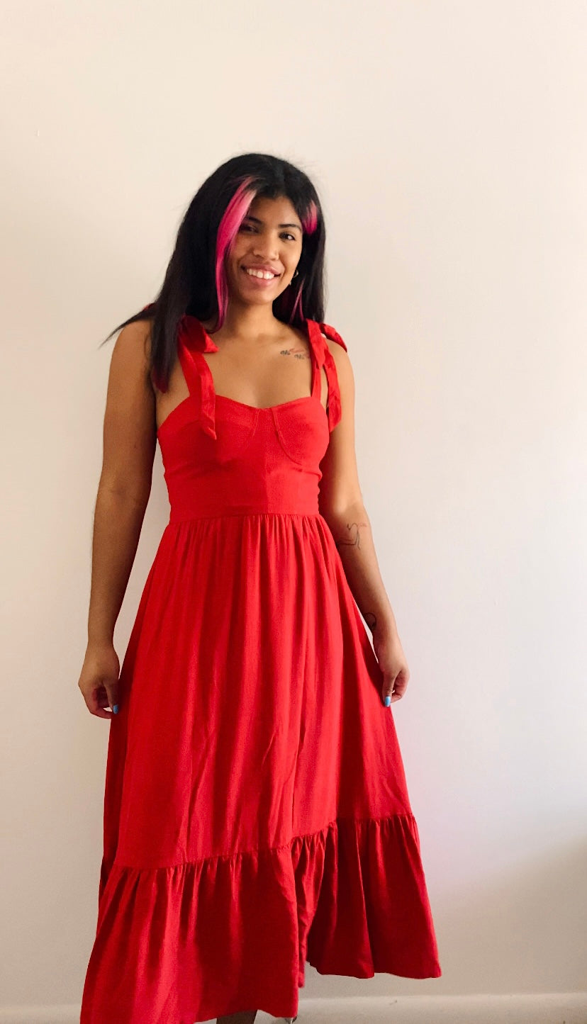 Sweetheart Midi Dress