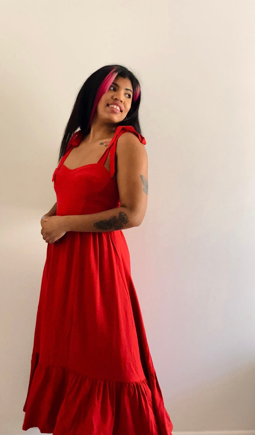 Sweetheart Midi Dress