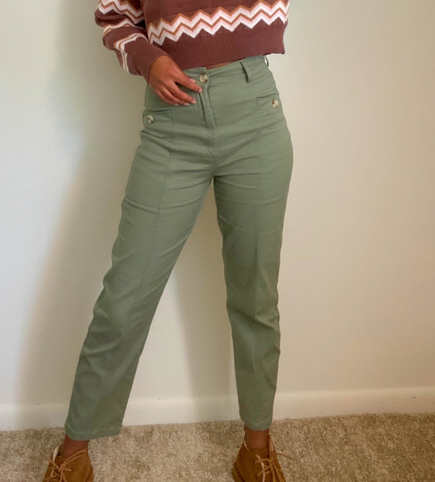 Olive Cargo Pants
