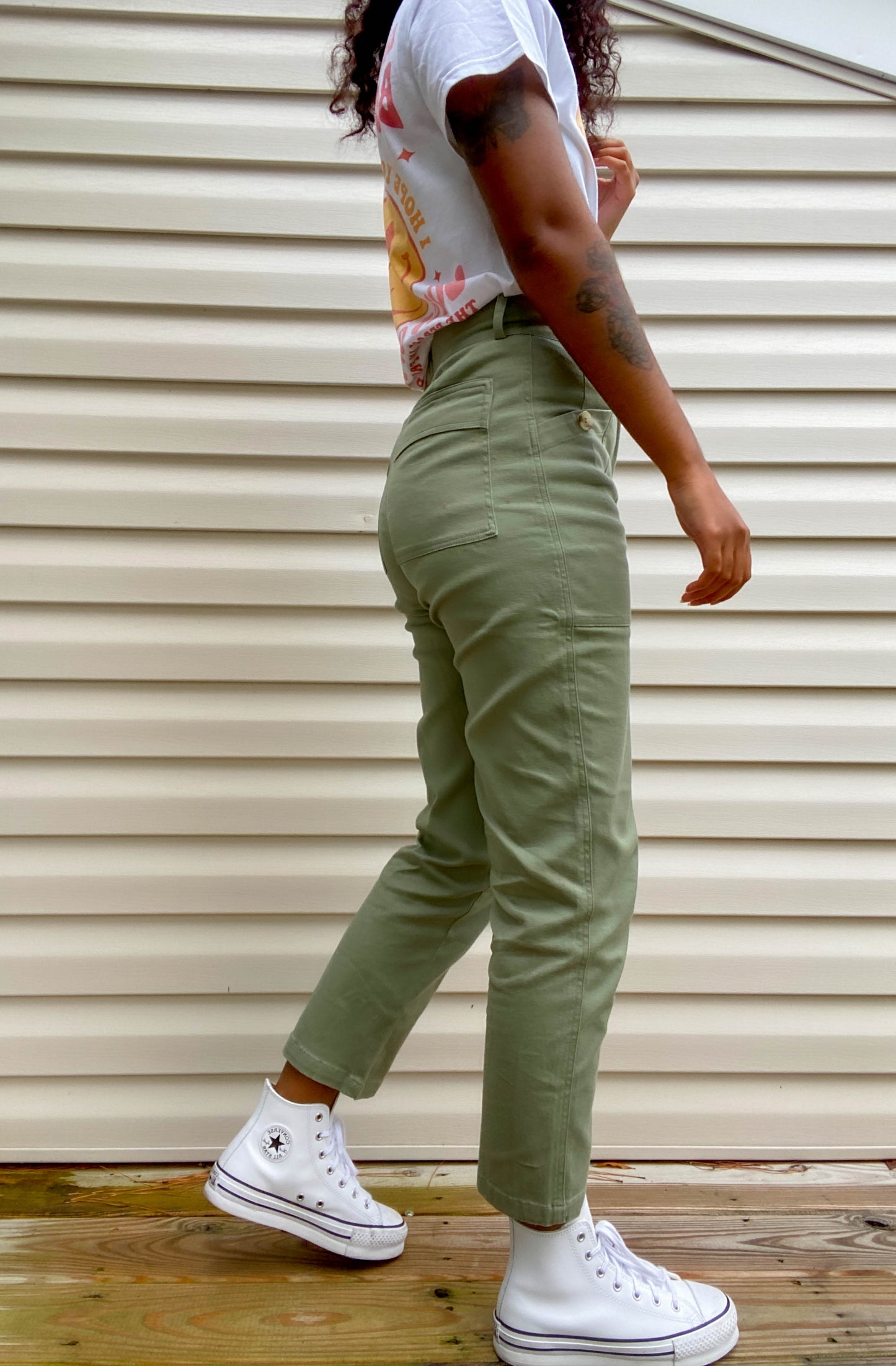 Olive Cargo Pants