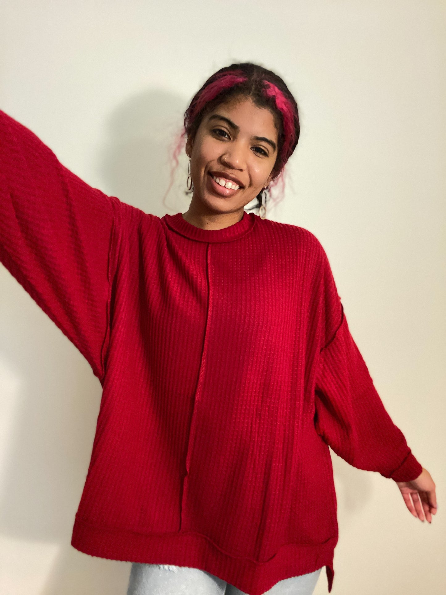 Rose Oversized Sweater