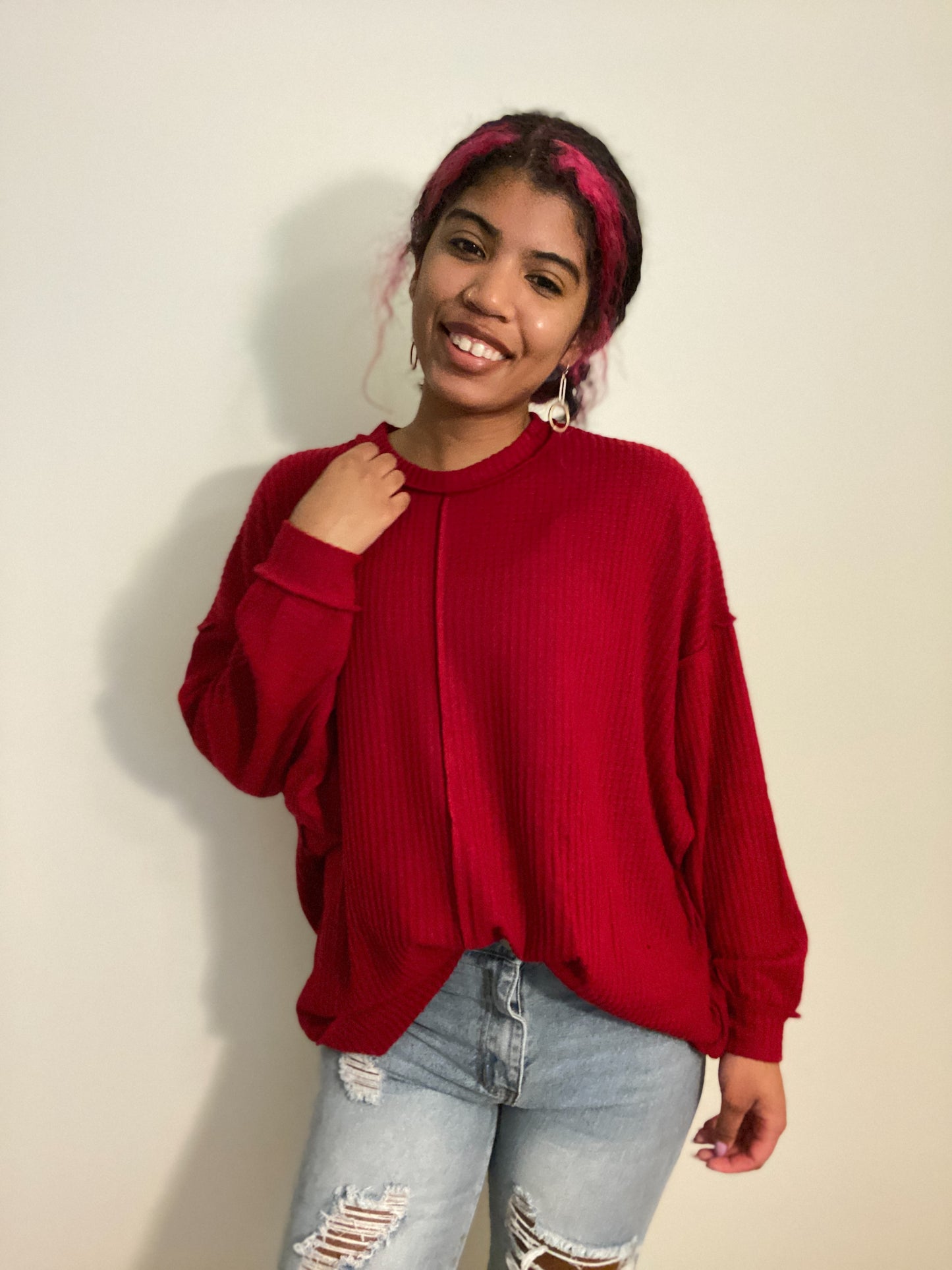 Rose Oversized Sweater