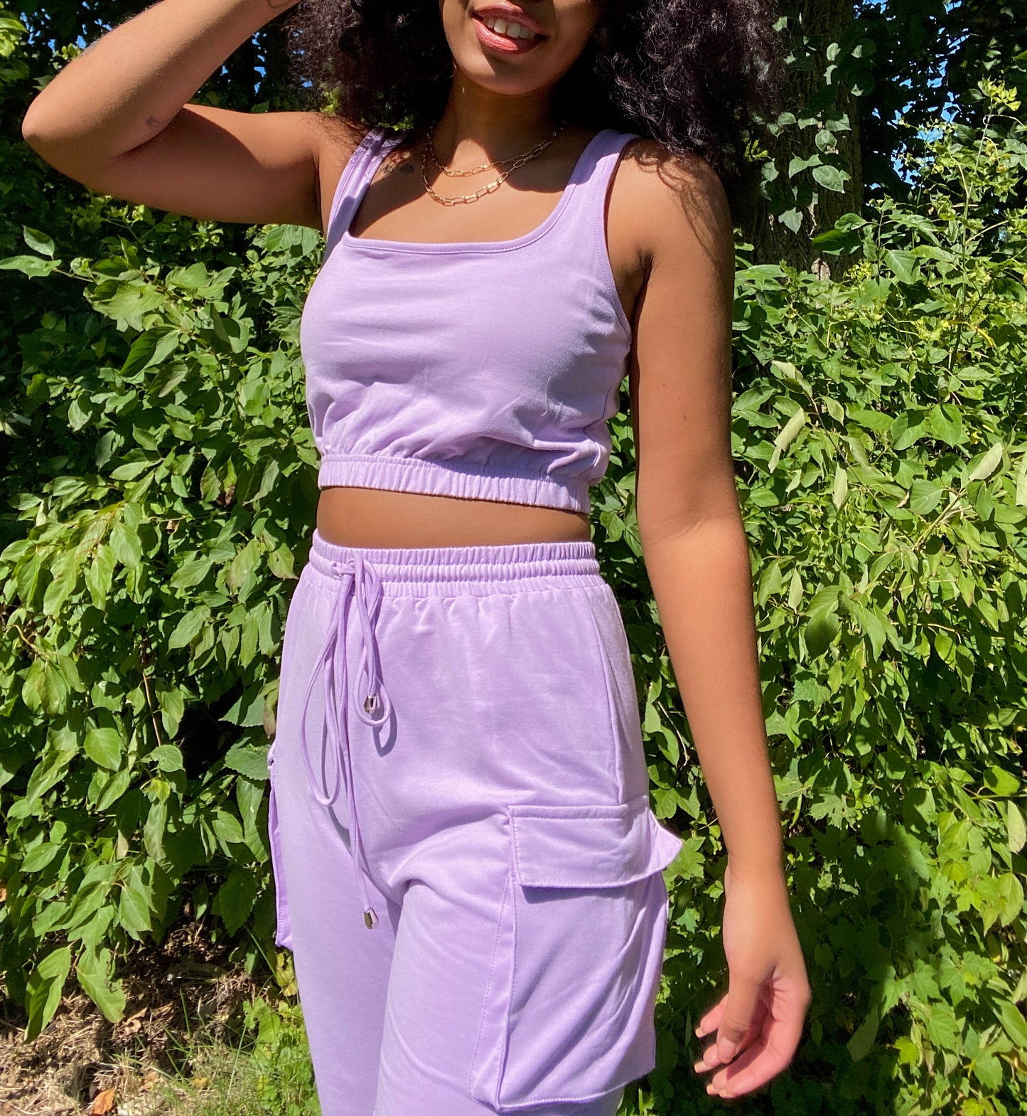 Comfy Kate Lounge Set- Lilac