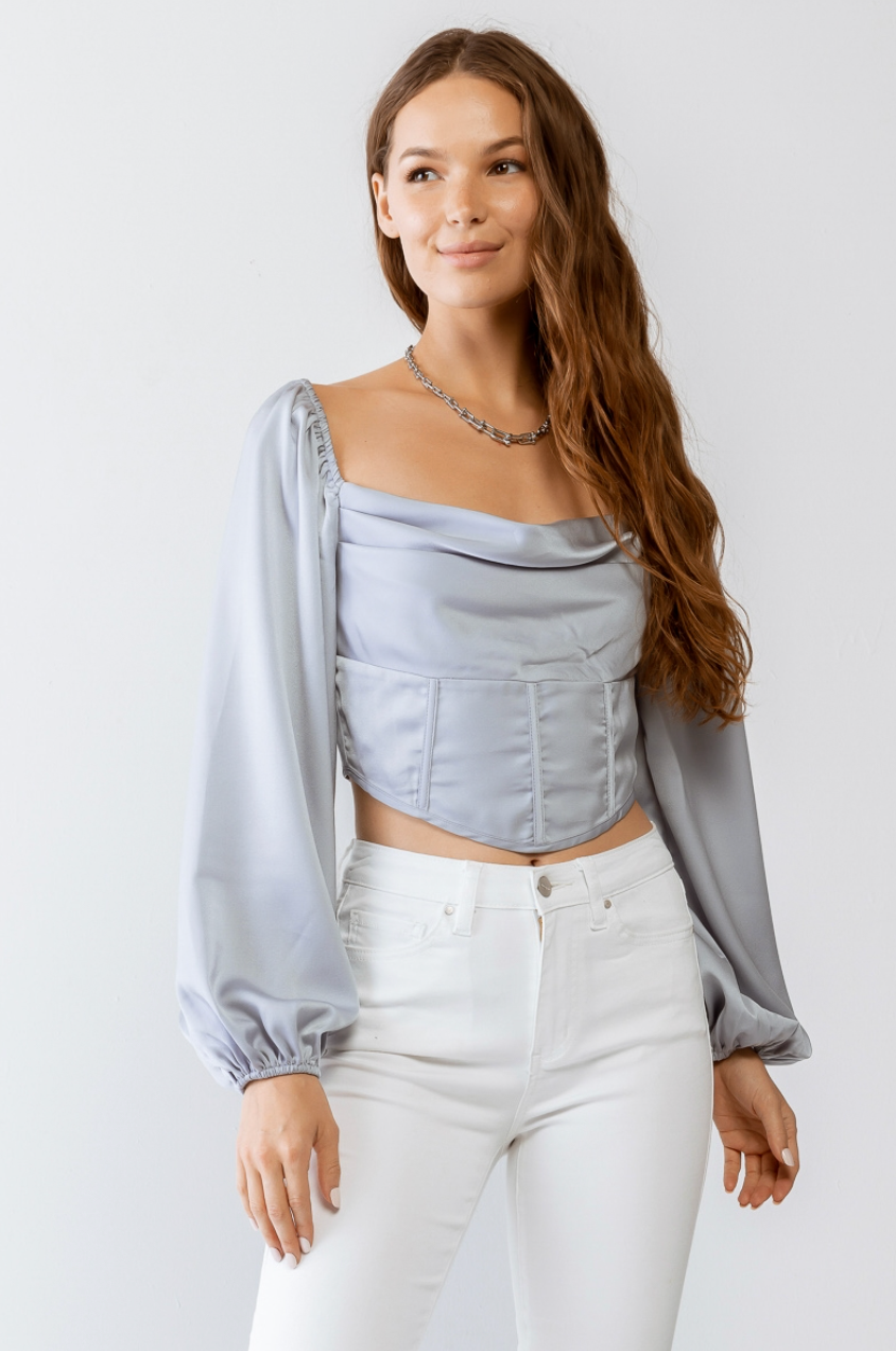 Feel Good (Satin Corset) Top