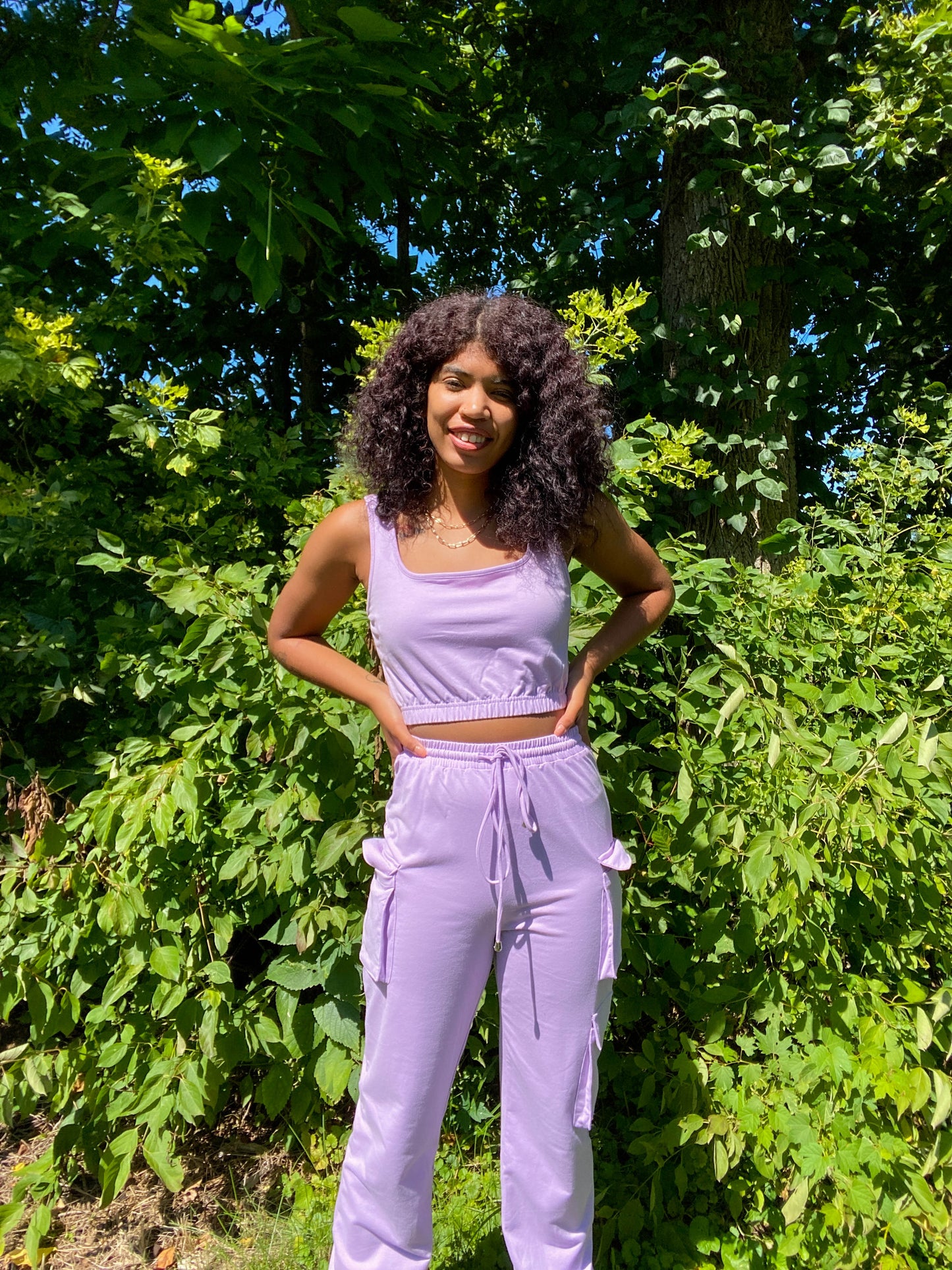 Comfy Kate Lounge Set- Lilac