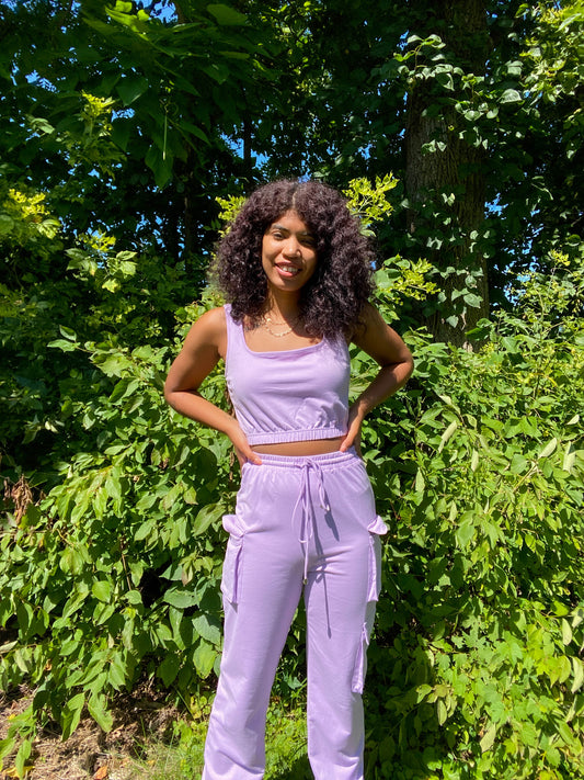 Comfy Kate Lounge Set- Lilac
