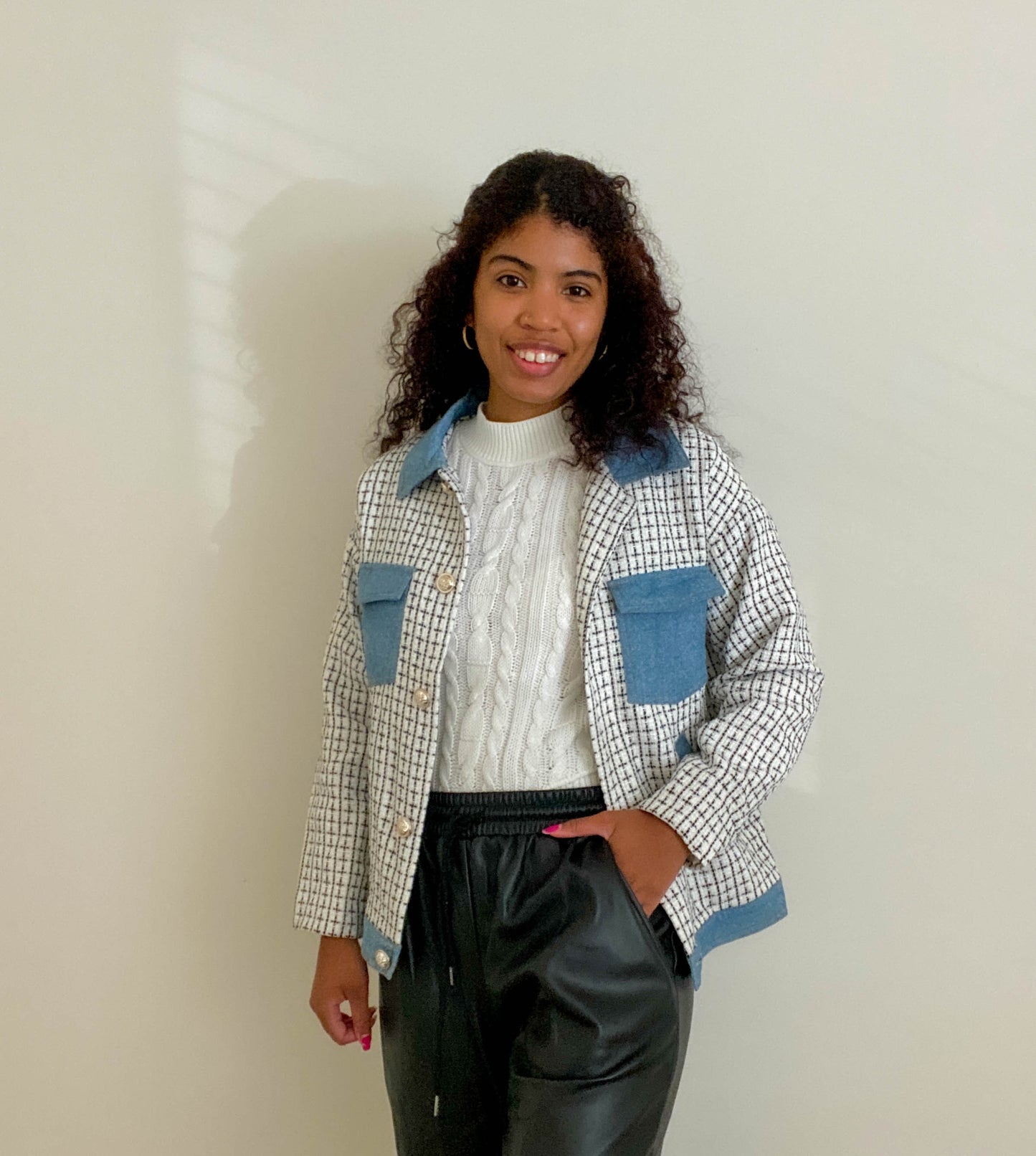 Tweed x Denim Jacket