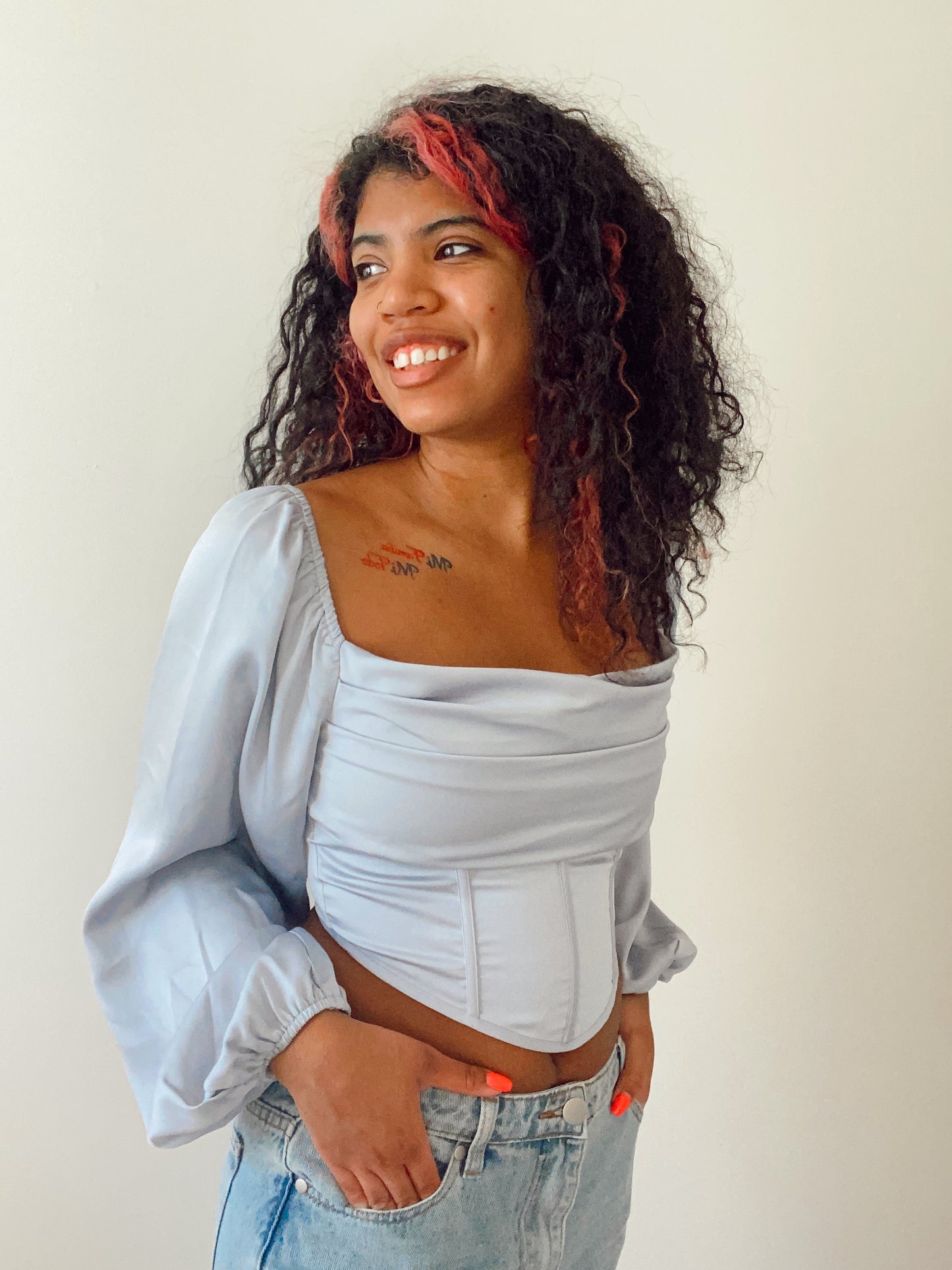 Feel Good (Satin Corset) Top