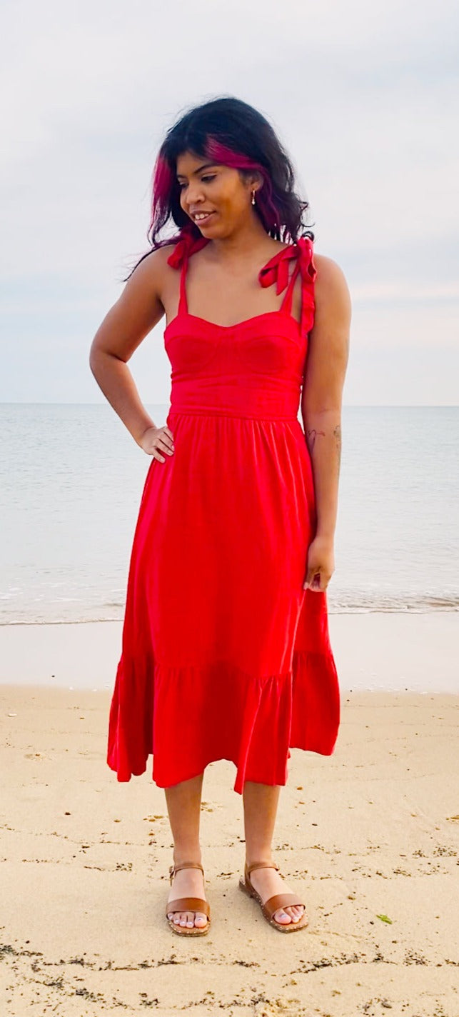 Sweetheart Midi Dress