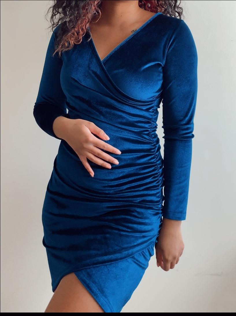 Moonlight Velvet Dress