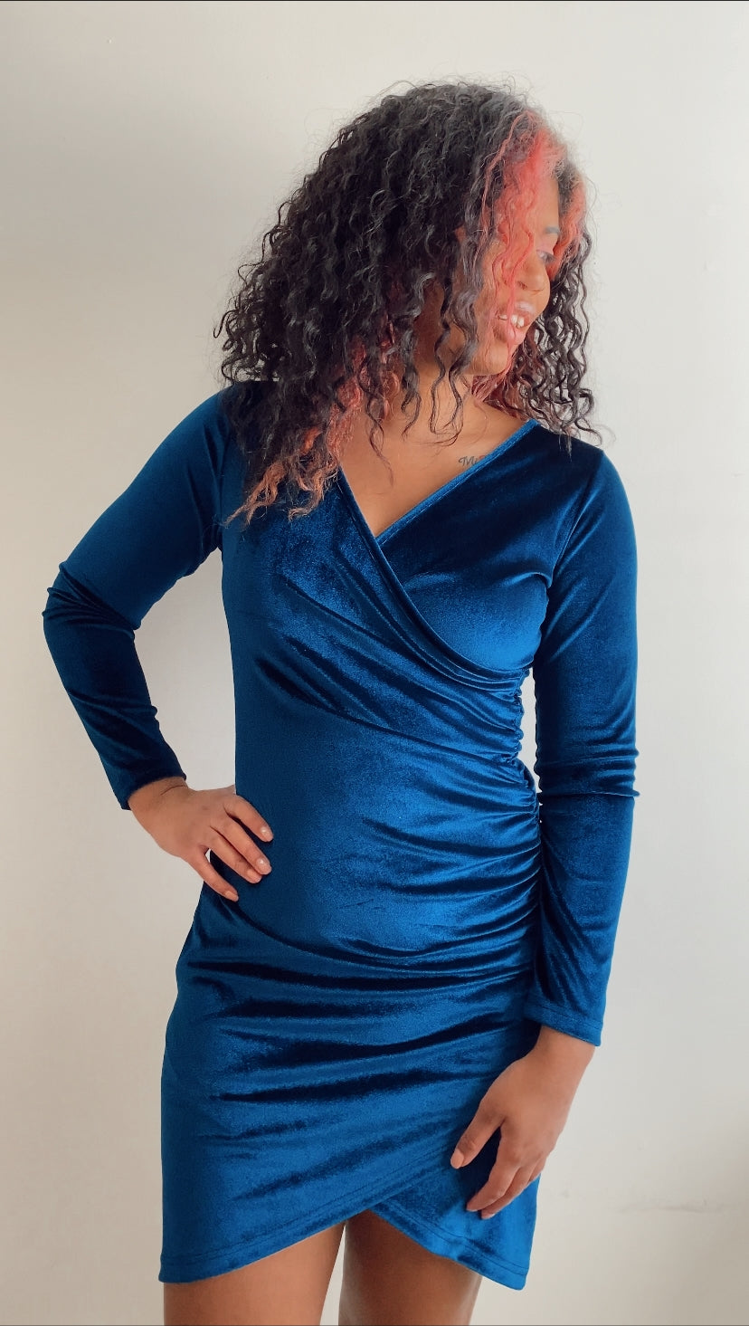 Moonlight Velvet Dress