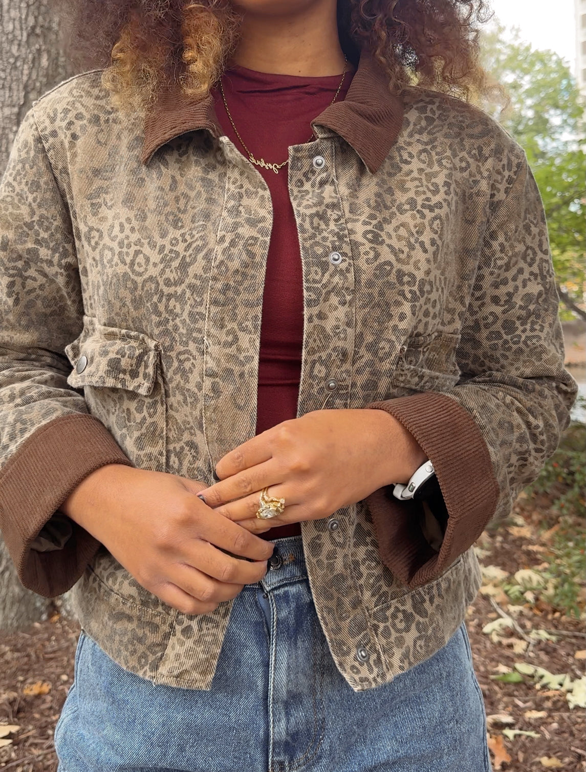 Leopard Print Jacket