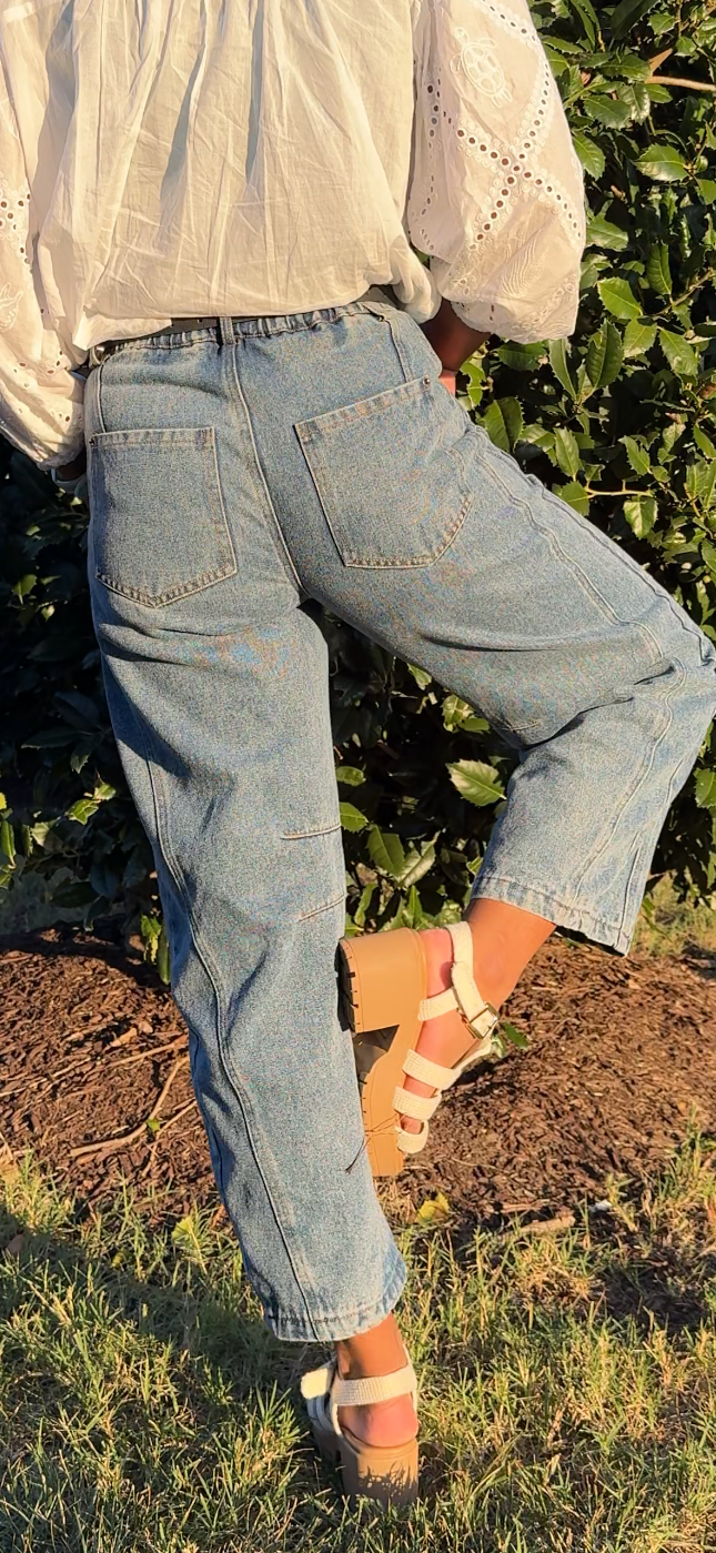 Basic Barrel Jeans
