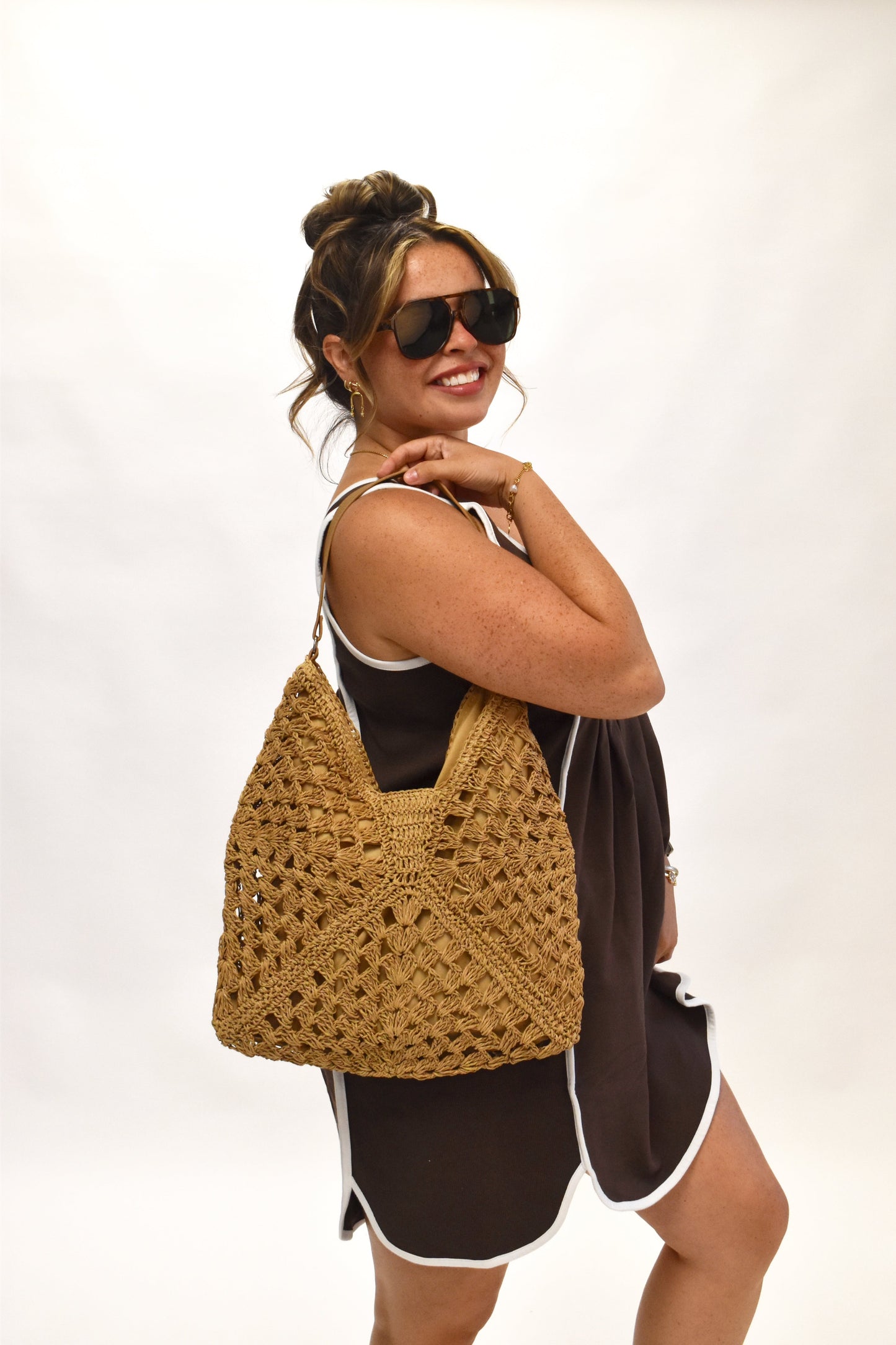 Boho Straw Woven Bag