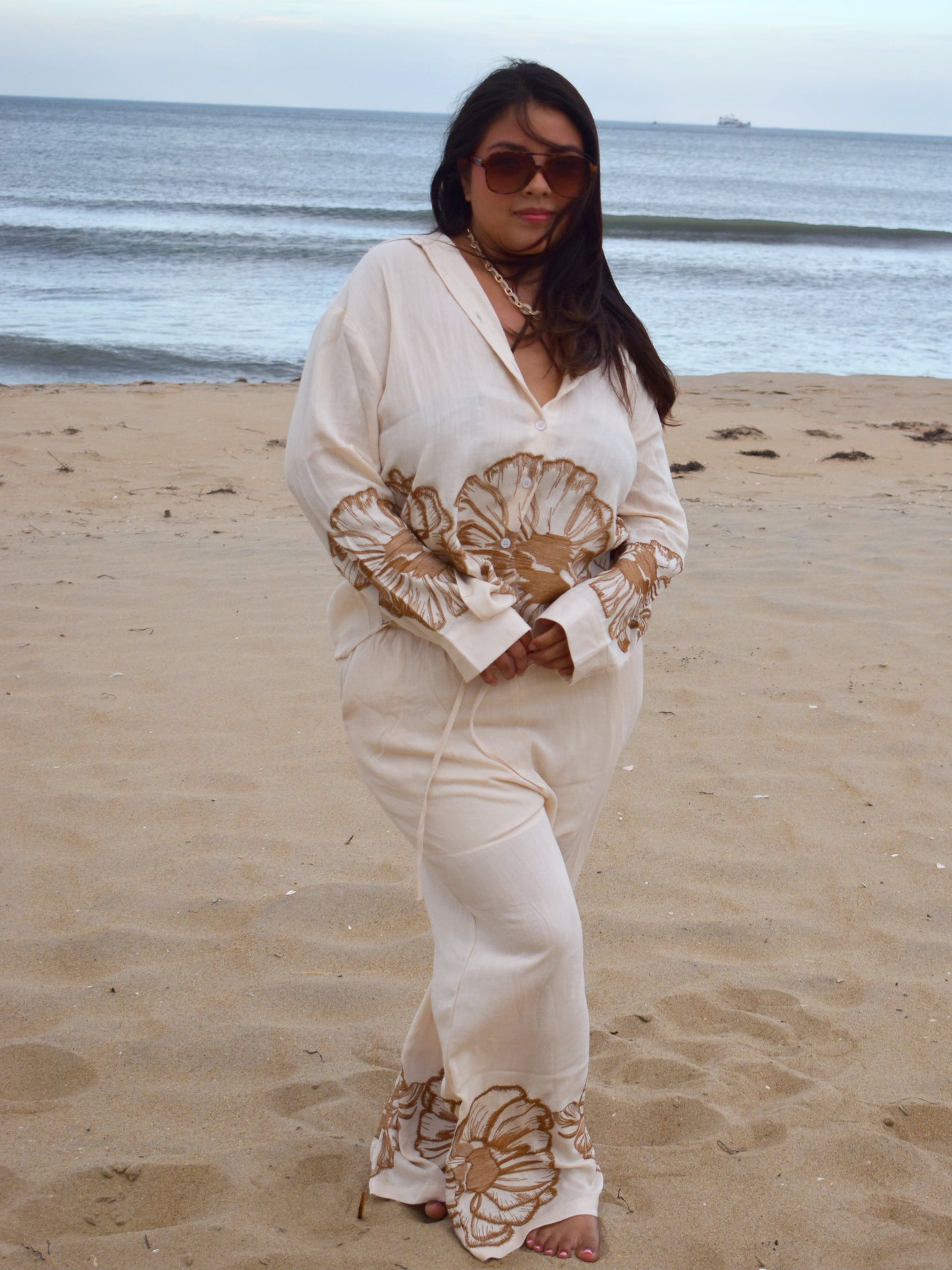 Flores Linen Pants