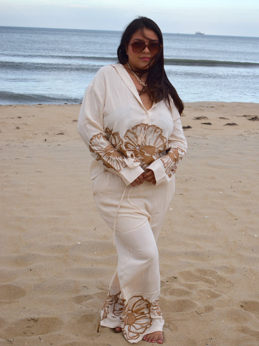 Flores Linen Pants