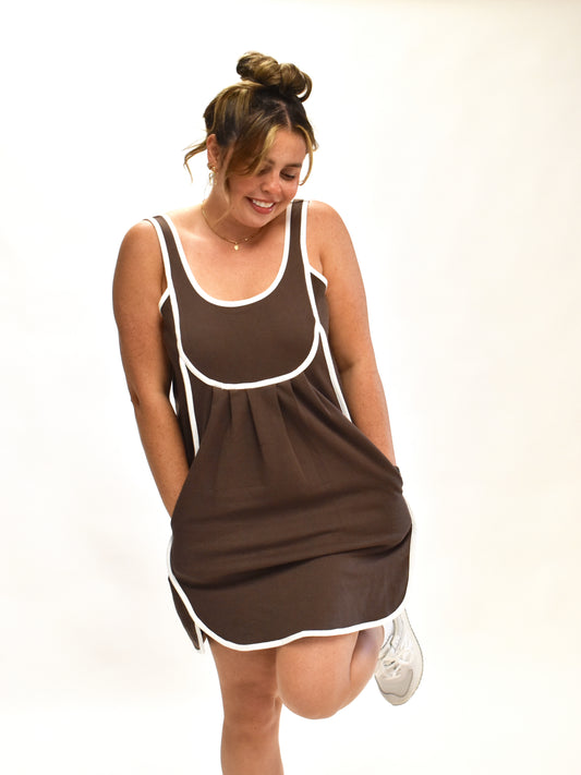 Easy Peasy Cotton Terry Mini Dress