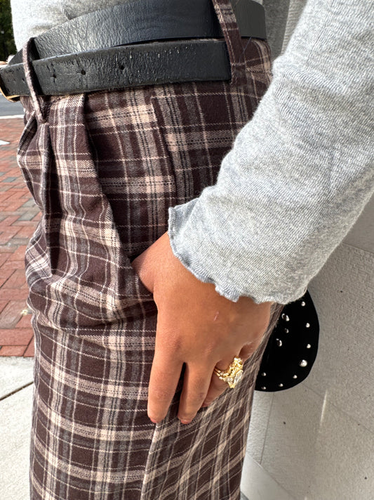 Corporate Casual Pleated Trousers