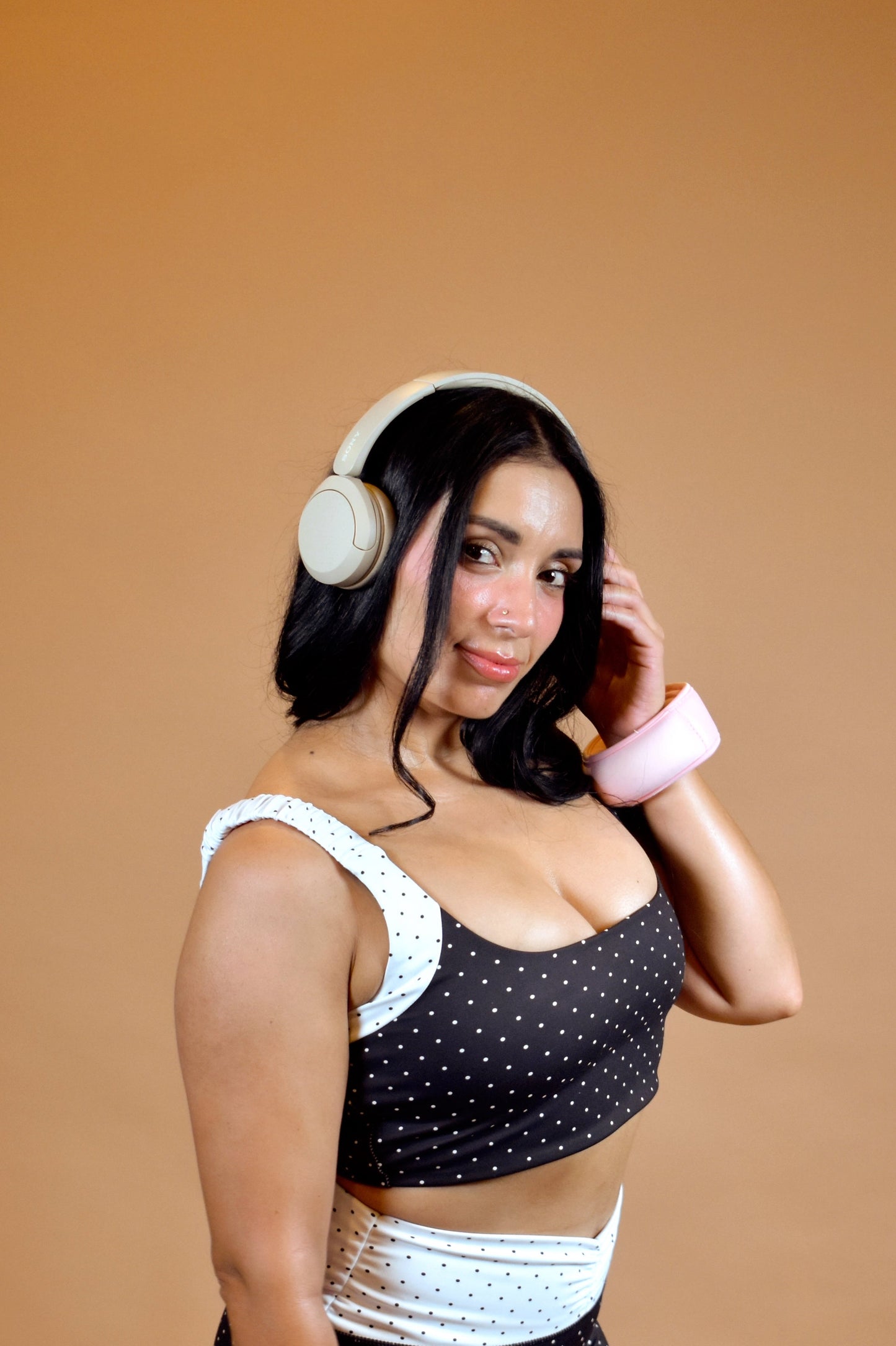 Pilates Princess Polka Dot Sports Bra
