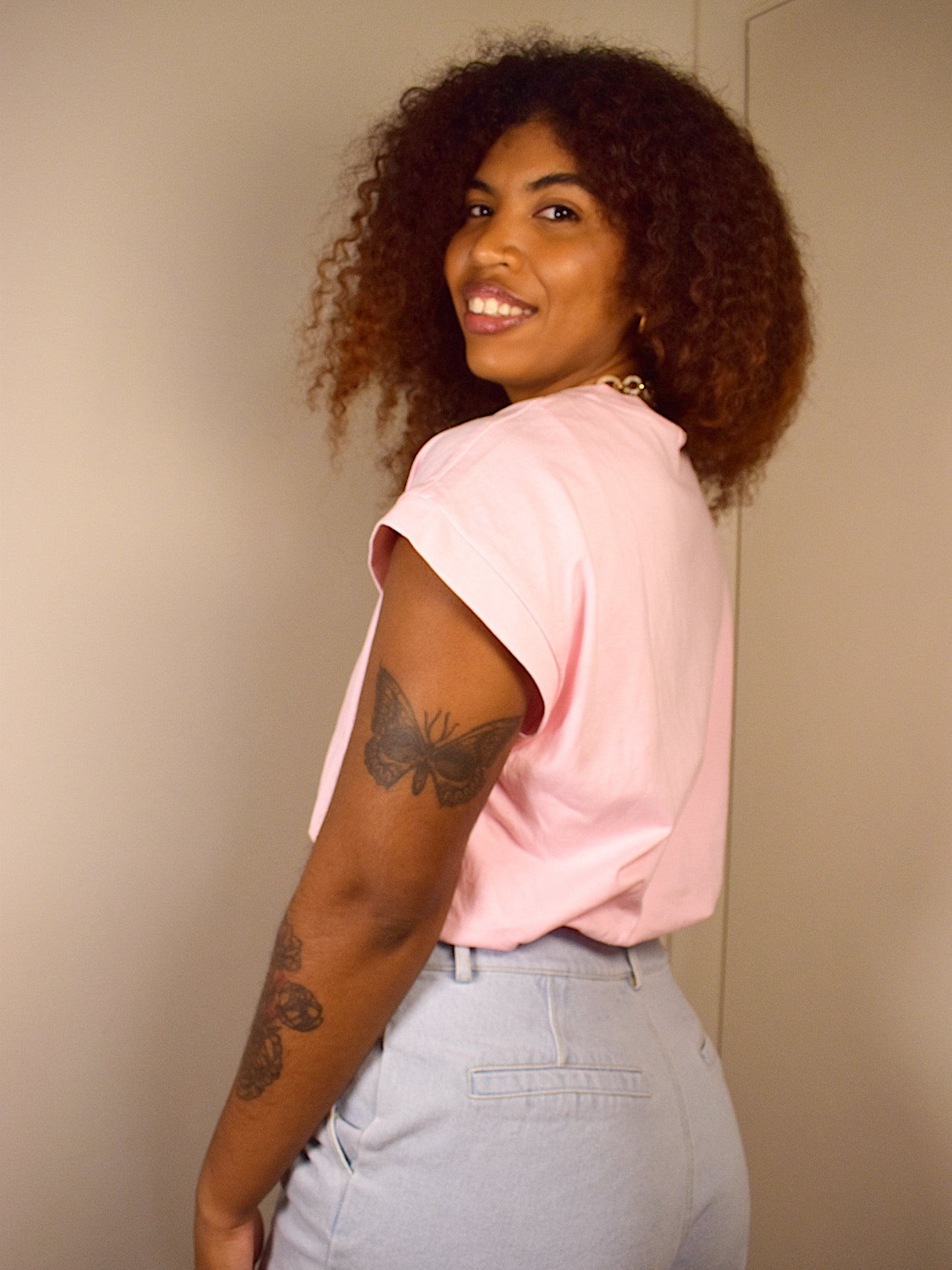 Bubblegum Bubble Hem Top