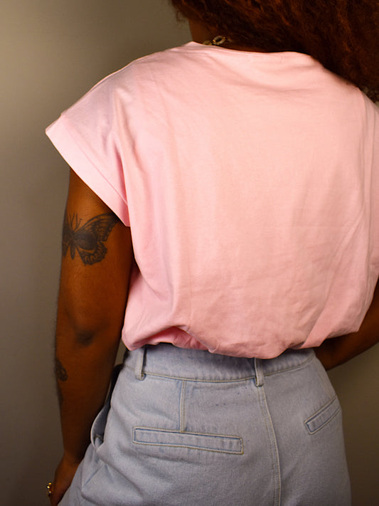 Bubblegum Bubble Hem Top